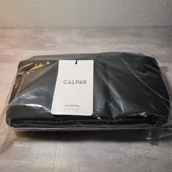 NWT Calpak Luka Belt/Crossbody Bag in Matte Black - Picture 2 of 12